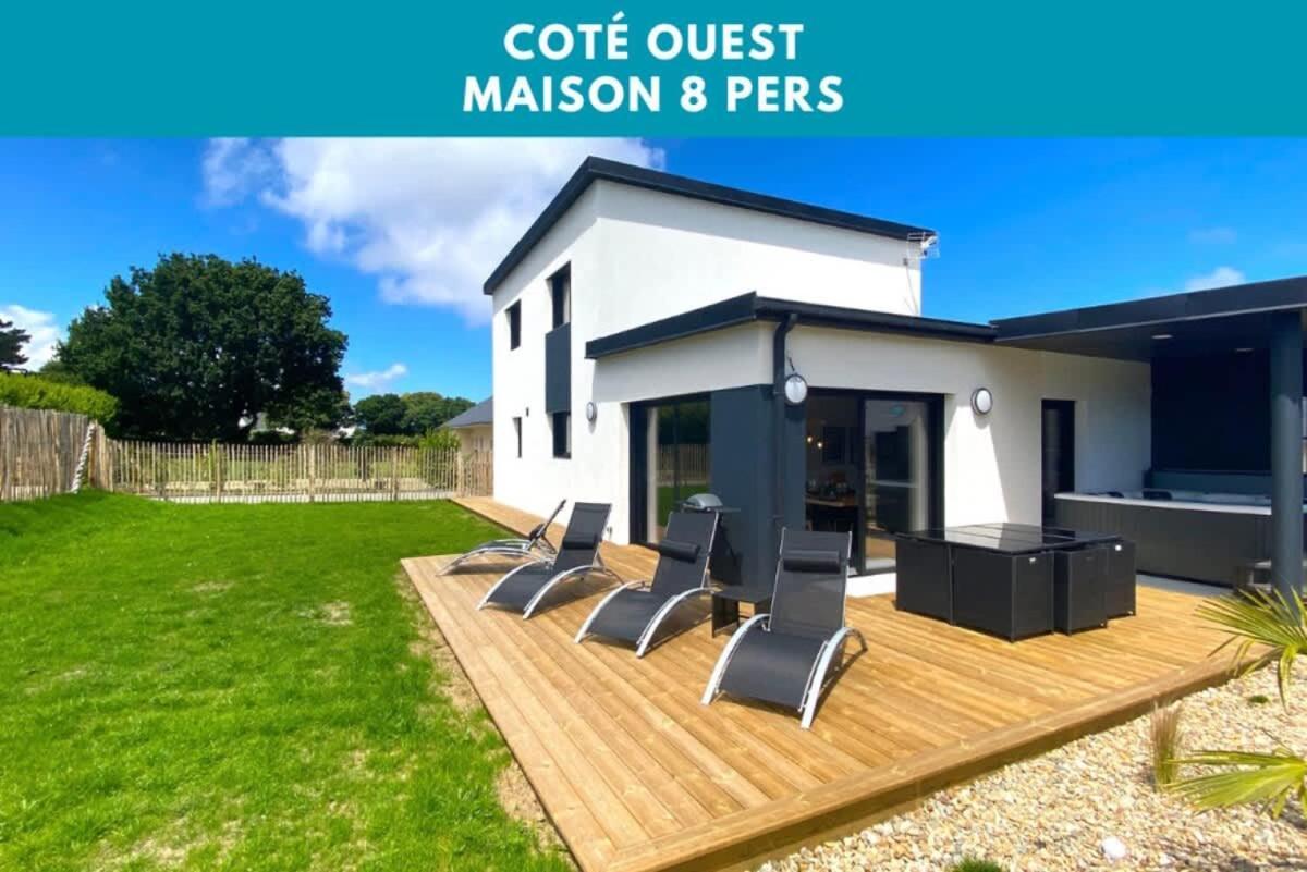 Carantec 4 Stars Villa With Jacuzzi And Garden For 8 Persons Dış mekan fotoğraf
